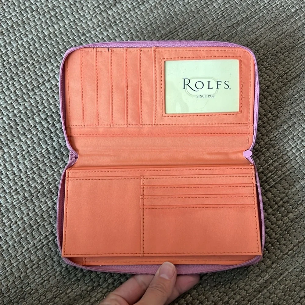 Rolfs Zip Round Leather Wallet